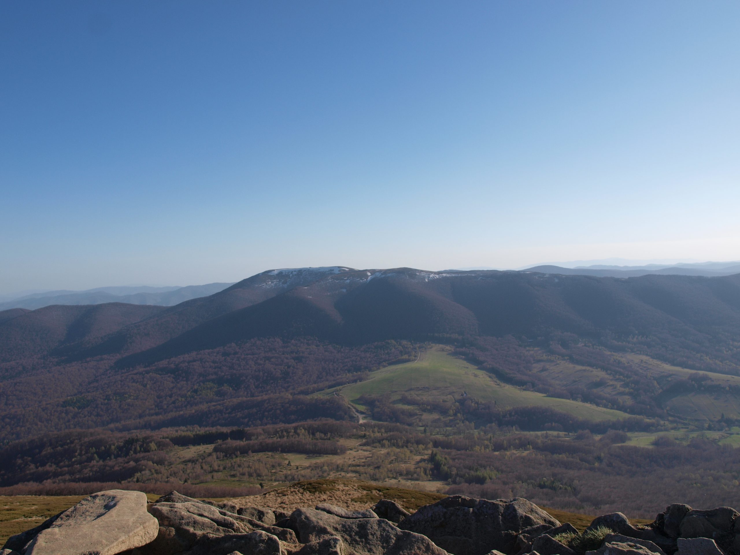 Widok z Połoniny Caryńskiej, Bieszczady
