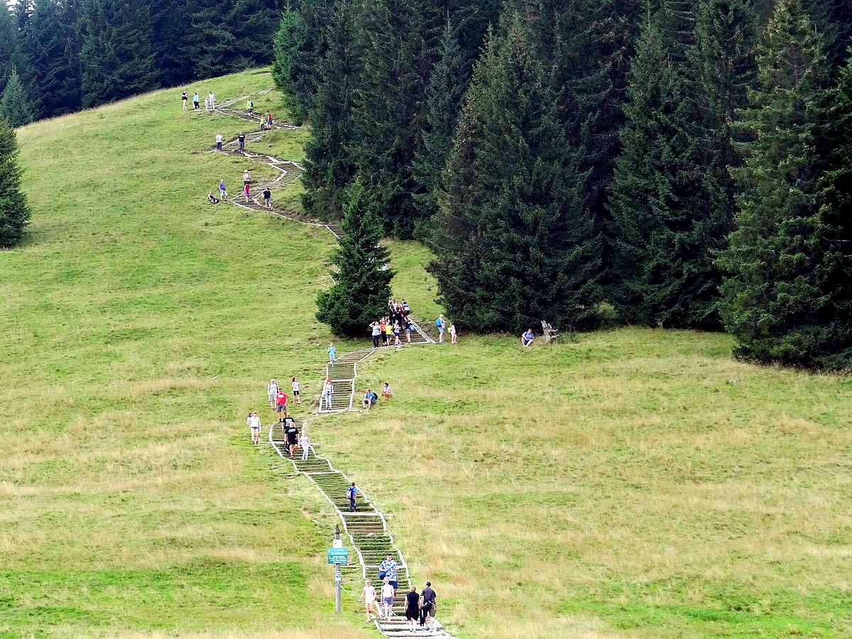 Sciezka na Gesią Szyje, Rusinowa Polana, Tatry Wysokie