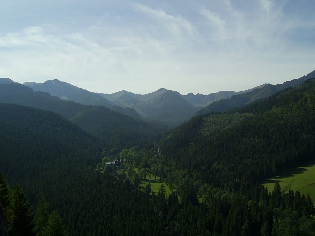 Kasprowy Wierch z drogi na Nosal, Tatry Zachodnie