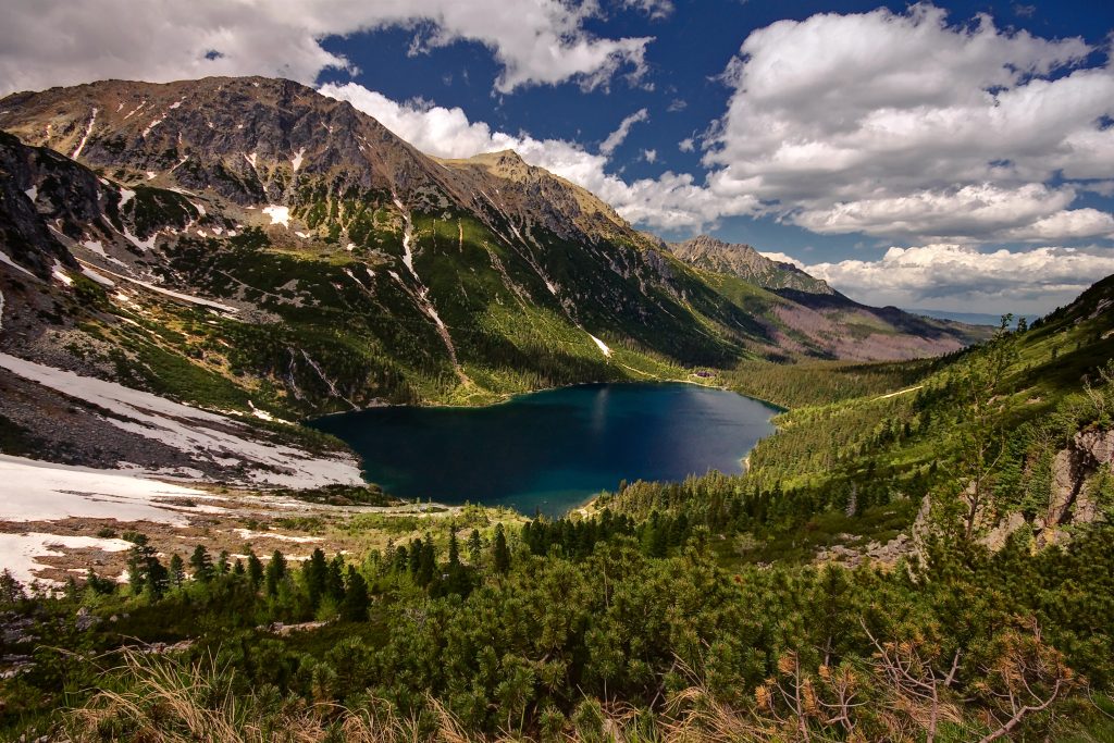 Morskie Oko z Czarnego Stawu pod Rysami, Tatry Wysokie