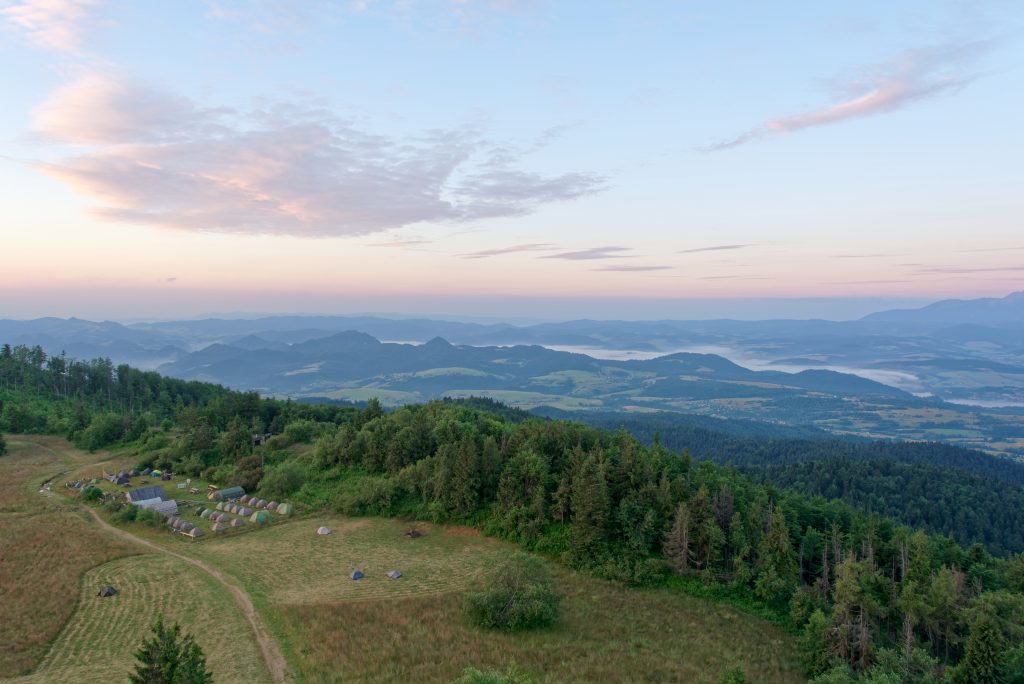 Widok z Lubania, Gorce