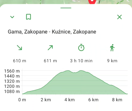 Planowanie trasy w aplikacji OdkryjSzlak